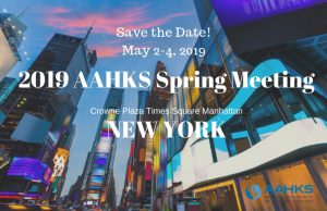 2019 AAHKS Spring Meeting